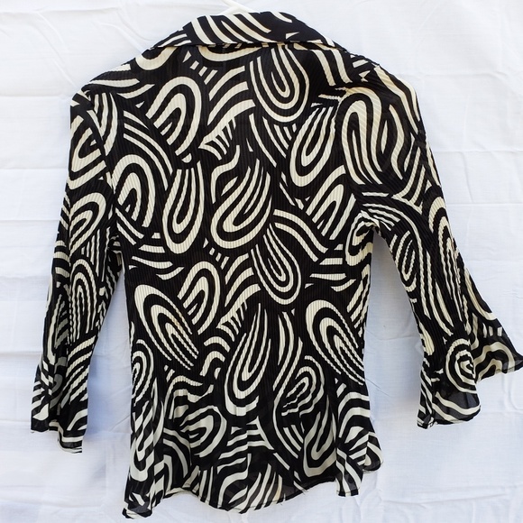 Sere Nade Accordian Pleated Blouse - Picture 2 of 5